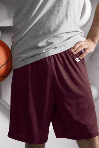 Champion 8731 - Champion Lightweight Poly Mesh Athletic Shorts