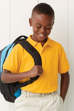 JERZEES 437YR - SpotShield™ 50/50 Youth Sport Shirt