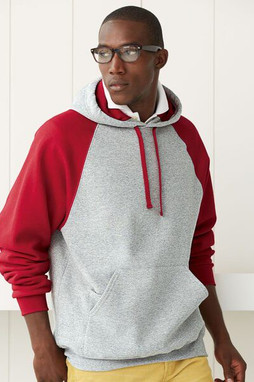 JERZEES 96CR - Nublend® Colorblocked Hooded Pullover Sweatshirt