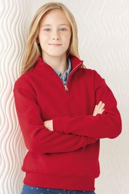 JERZEES 995YR - Nublend® Youth Quarter-Zip Cadet Collar Sweatshirt