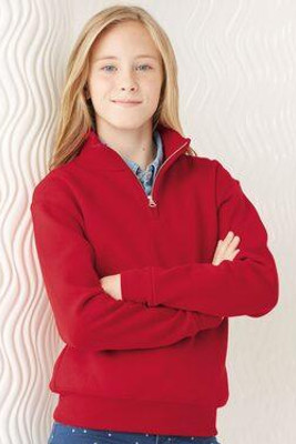 JERZEES 995YR - Nublend® Youth Quarter-Zip Cadet Collar Sweatshirt