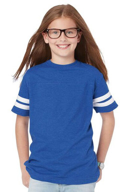 LAT 6137 - Youth Vintage Football T-Shirt