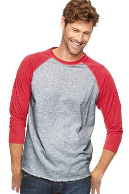 LAT 6930 - Vintage Fine Jersey Three-Quarter Sleeve Baseball T-Shirt