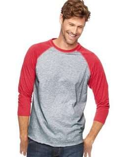 LAT 6930 - Vintage Fine Jersey Three-Quarter Sleeve Baseball T-Shirt