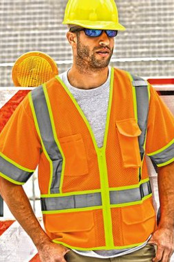 ML Kishigo 1242-1243 - Ultra-Cool™ Mesh Surveyors Vest
