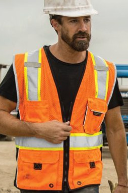 ML Kishigo 1513-1514 - Black Series Heavy Duty Vest