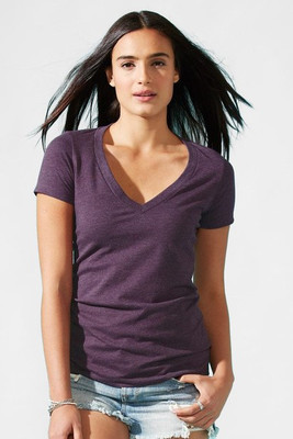 Next Level 6640 - Stylish Deep V-Neck Cotton Blend Tee