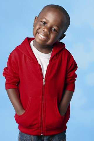 Rabbit Skins 3346 - Buzo con capucha y cierre para niños pequeños