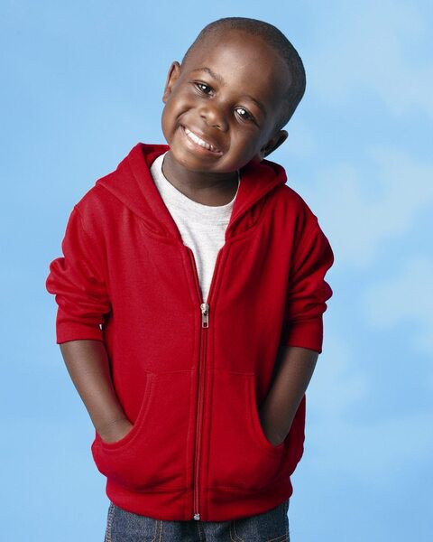 Rabbit Skins 3346 - Buzo con capucha y cierre para niños pequeños