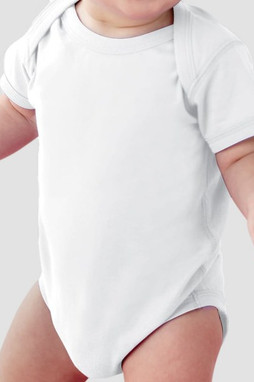 Rabbit Skins 4424 - Fine Jersey Infant Lap Shoulder Creeper 