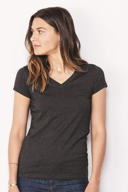 Bella+Canvas 6005 - Ladies Short Sleeve V-Neck Jersey T-Shirt