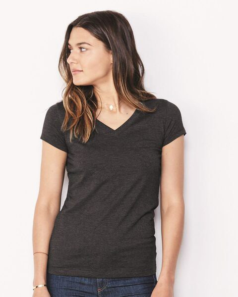 Bella+Canvas 6005 - Ladies' Short Sleeve V-Neck Jersey T-Shirt