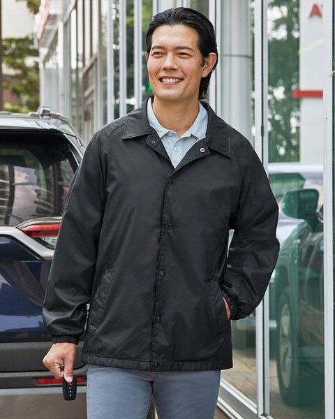 Harriton M750 - Packable Nylon Jacket - Royal/Navy | Wordans USA