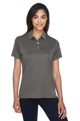 Devon & Jones DG210W - Pima-Tech Ladies Jet Pique Heather Polo