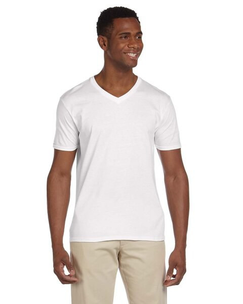 Gildan G64V - Premium Softstyle V-Neck Cotton T-Shirt