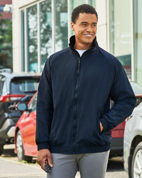 Harriton M740 - Fleece-Lined Nylon Jacket