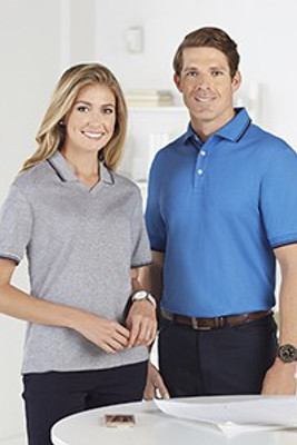 Devon & Jones D140 - Men's Tipped Perfect Pima Interlock Polo