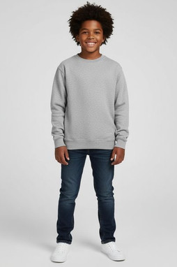 Gildan G180B - Youth Heavy Blend Fleece Crewneck Sweatshirt
