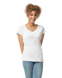 t-shirt femme col v