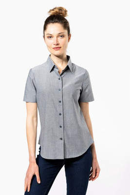 Kariban K536 - LADIES' SHORT SLEEVE EASY CARE OXFORD SHIRT