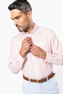 Kariban K533 - Pflegeleicht Herren Langarm Oxford Hemd