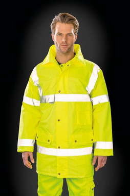 Result R18 - 3/4 säker parkas med hög synlighet