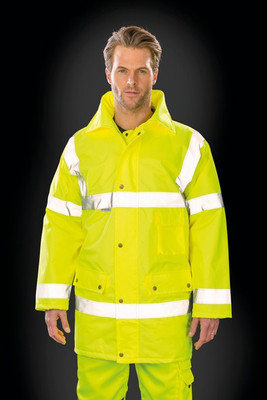Result R18 - High-Visibility Reflective Safety Work Jacket