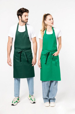 Kariban K890 - Hållbar Polyester-Bomull Förkläde med Fickor