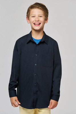 Kariban K521 - KID'S LONG SLEEVE POPLIN SHIRT