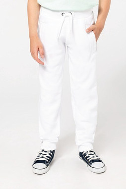 Baggy jogging jongens broek licht zand