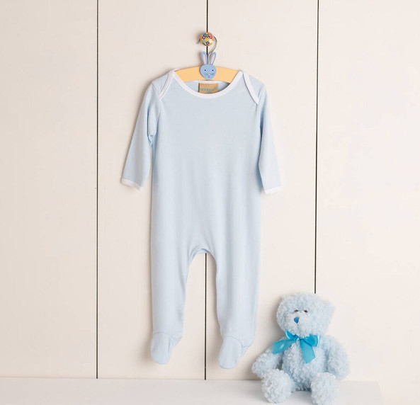 Larkwood LW053 - Pyjama Bébé Contrasté Manche Longue