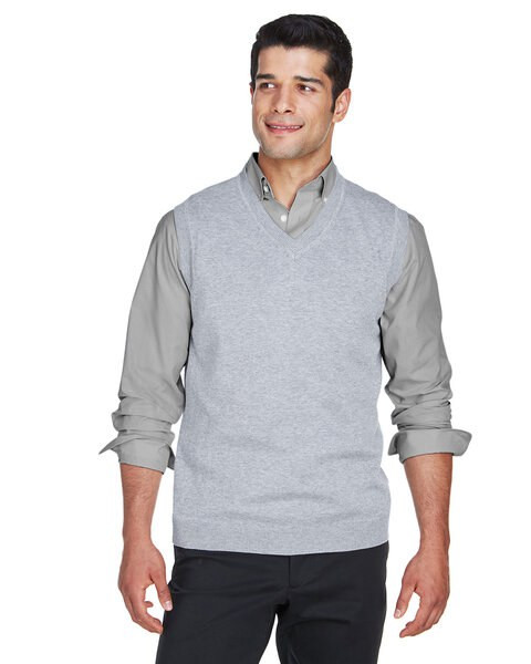 Devon & Jones D477 - Airspun Cotton Unisex V-Neck Vest
