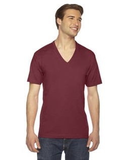 American Apparel 2456 - Unisex Fine Jersey Short-Sleeve V-Neck