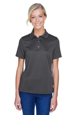 Harriton M345W - Polo Performance Féminin à Plis et Col Tricot