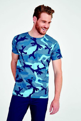 SOL'S 01188 - Camo Men Tee Shirt Homme Col Rond