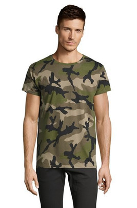 SOL'S 01188 - Camo Men Round Collar T Shirt