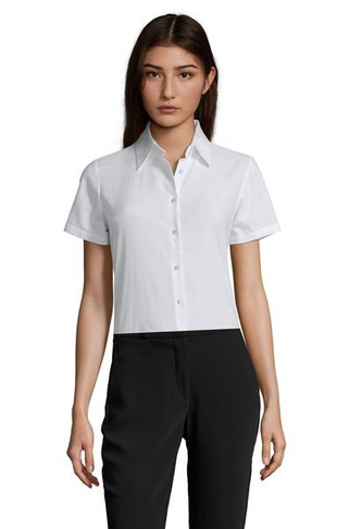 SOLS 16030 - Oxfordskjorta för kvinnor, korta ärmar Elite