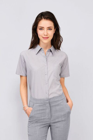 SOLS 16070 - Kvinder Kortærmet Poplin Shirt Escape