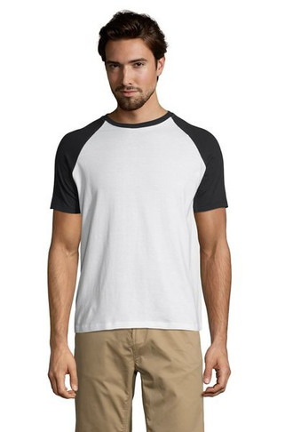 SOLS 11190 - Funky Mens Two Colour Raglan Sleeve T Shirt