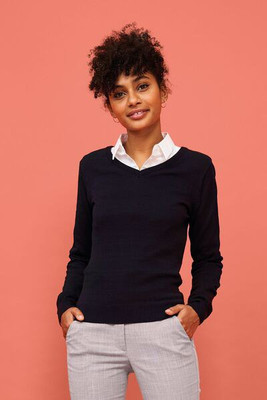 SOL'S 90010 - Galaxy Women V Neck Sweater
