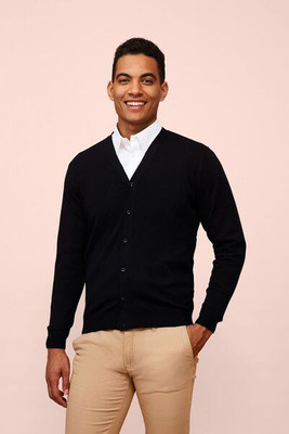 SOL'S 90011 - Golden Men V Neck Knitted Cardigan