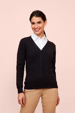 SOLS 90012 - Golden Women V Neck Knitted Cardigan