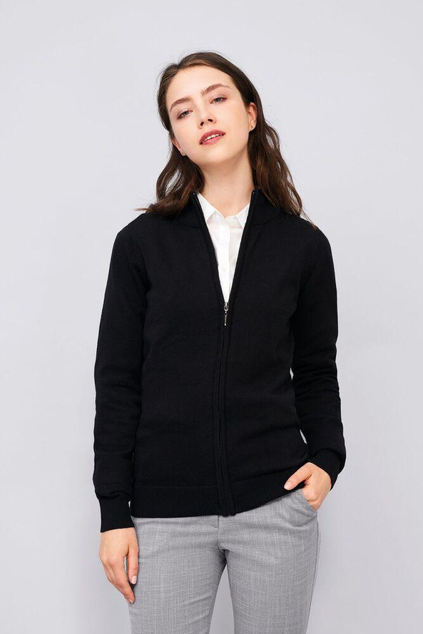 SOL'S 00550 - Gordon Women Zipped Knitted Cardigan