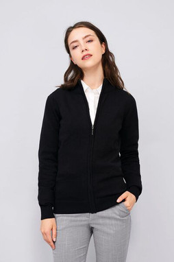 SOLS 00550 - Gordon Women Zipped Knitted Cardigan