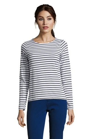 SOLS 01403 - Langærmet t-shirt til kvinder, marine