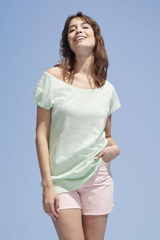 SOLS 11398 - Langærmet Kimono Marylin T-shirt