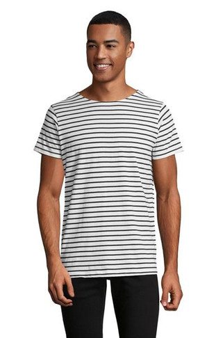 SOLS 01398 - MILES MEN Round Neck Striped T Shirt