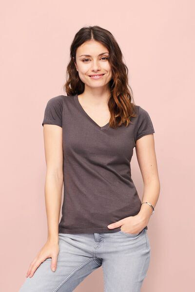 SOL'S 11388 - MOON Women's V Neck T Shirt