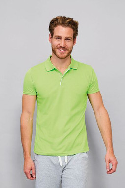 SOLS 01180 - Sols Herr Sportig Polo i Pistagegrön
