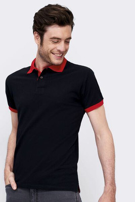 SOL'S 11369 - Stijlvolle Unisex Polo met Contrasterende Details